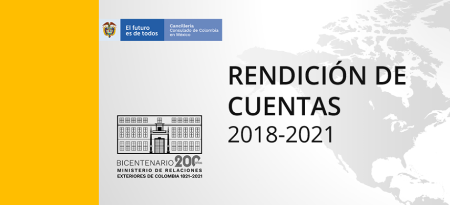 El Consulado General en Ciudad de México brinda informe de Rendición de Cuentas a los colombianos #CancilleríaLeCuenta