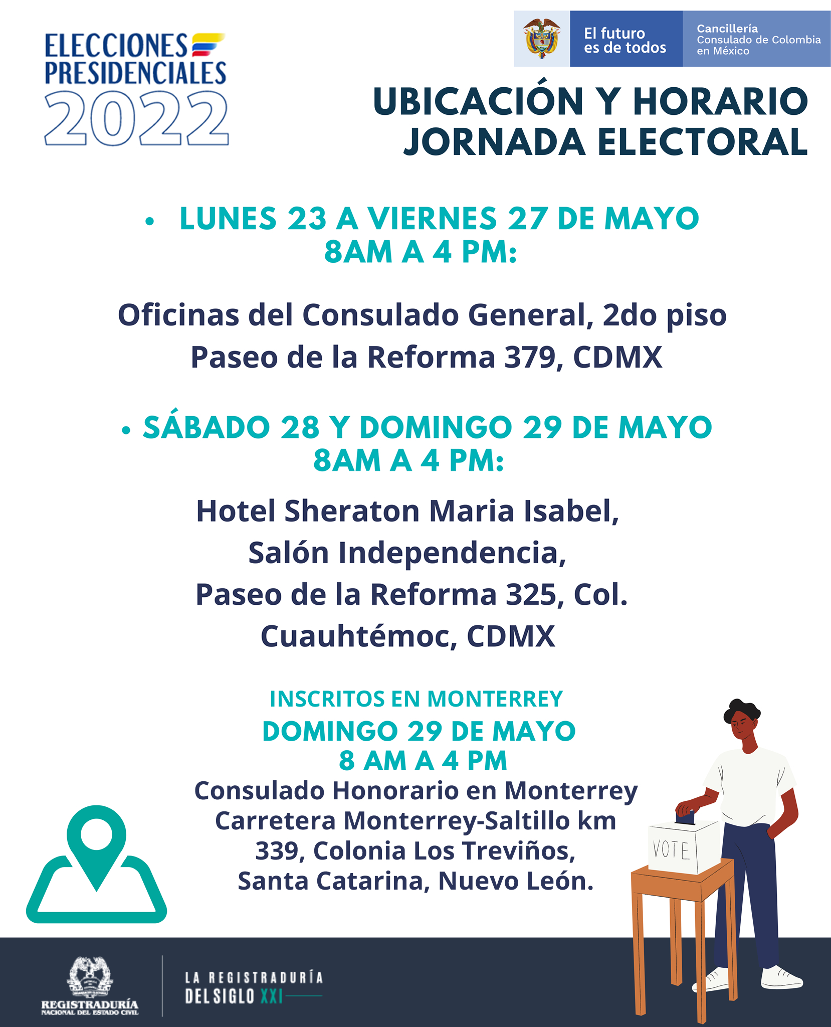Puestos de votación en Ciudad de México