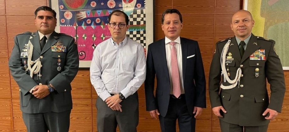 Cónsul de Colombia en México, Luis Oswaldo Parada Prieto se reunió con el Fiscal Francisco Barbosa Delgado