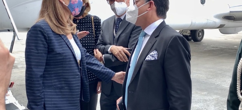 La Vicepresidente y Ministra de Relaciones Exteriores, Marta Lucía Ramírez, fue recibida en México para participar en la Reunión de Cancilleres de la Celac