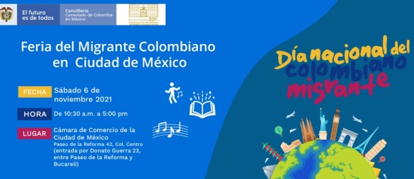 El Consulado General invita a la comunidad a la Feria del Migrante Colombiano
